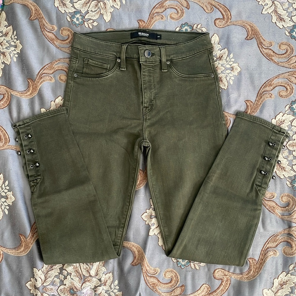 Hudson Green Pierced Pants